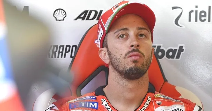 MotoGP: distorsione per Dovizioso nel test di Misano