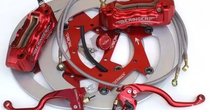Red Beringer, impianto completo per moto sportive