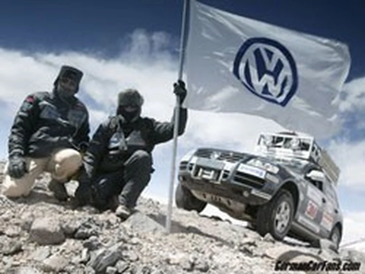Una Touareg in cima al mondo