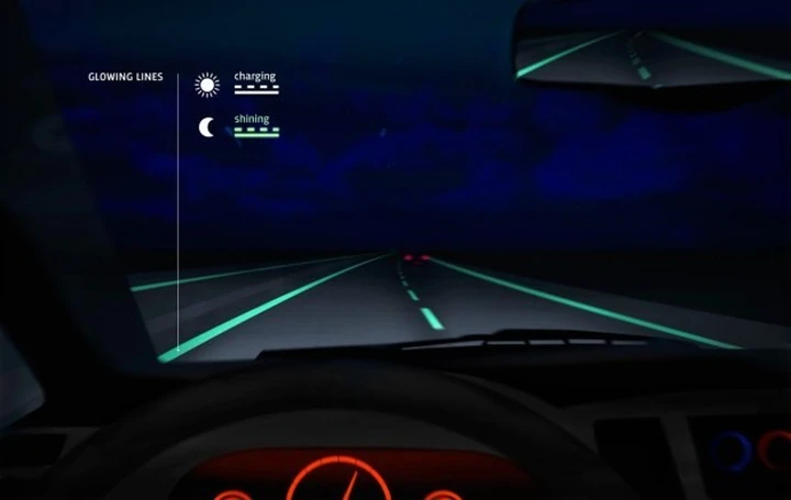 Glowing Lines: arriva su strada la vernice che assorbe e riflette i raggi UV