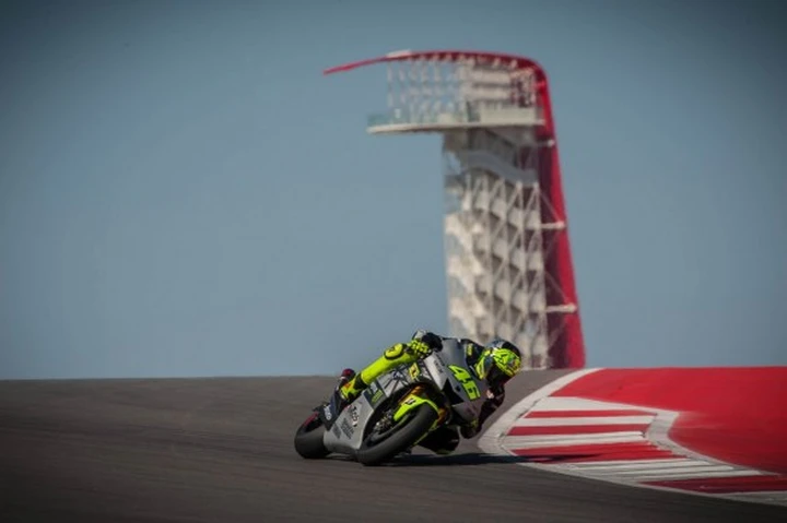 Yamaha chiude in anticipo il test di Austin, Rossi: 