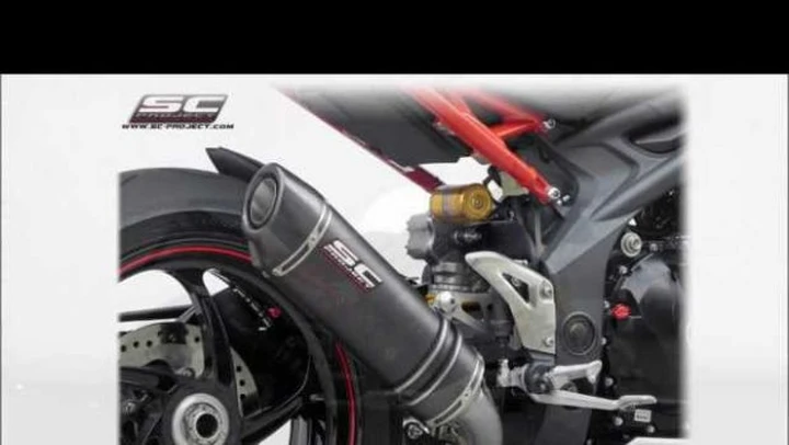 SC-Project: scarico singoli 3 in 1 ovale carbon per Speed Triple 1050/R