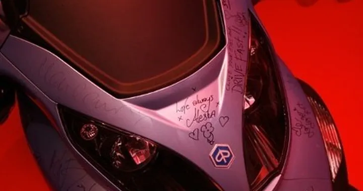 Il Piaggio Mp3 ai Music Awards