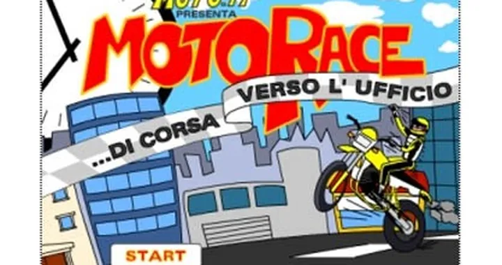 Moto Race il giochino per vedere chi arriva primo in ufficio