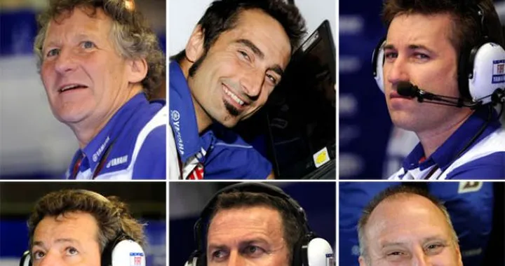 Valentino Rossi in Ducati con tutta la sua squadra