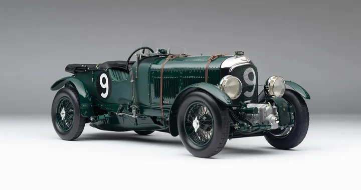 Bentley Blower: il modello in scala 1:8 dell'auto che corse a Le Mans