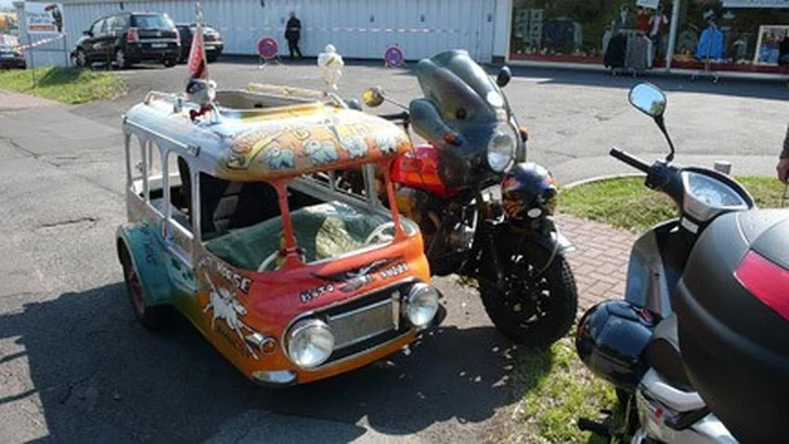 Foto del giorno: Sidecar Moto Guzzi