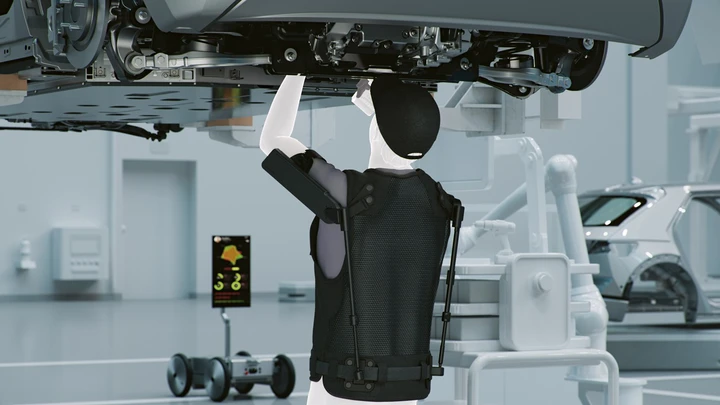 X-ble Shoulder: il robot indossabile di Hyundai e Kia