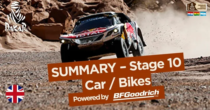Stage 10 Summary - Car/Bike - (Chilecito / San Juan) - Dakar 2017