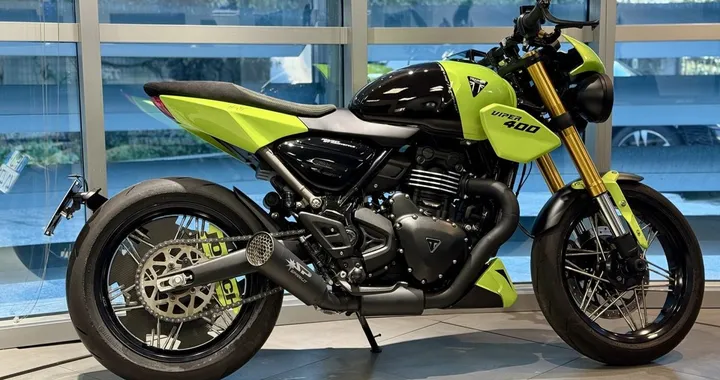 Una Triumph unica per aiutare i bambini: ecco la Viper 400
