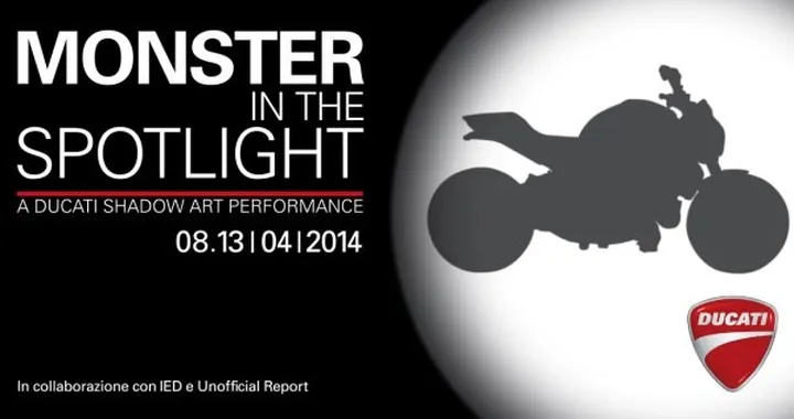 Ducati Monster 1200 "in the Spotlight” al Fuorisalone Milano Design Week 2014