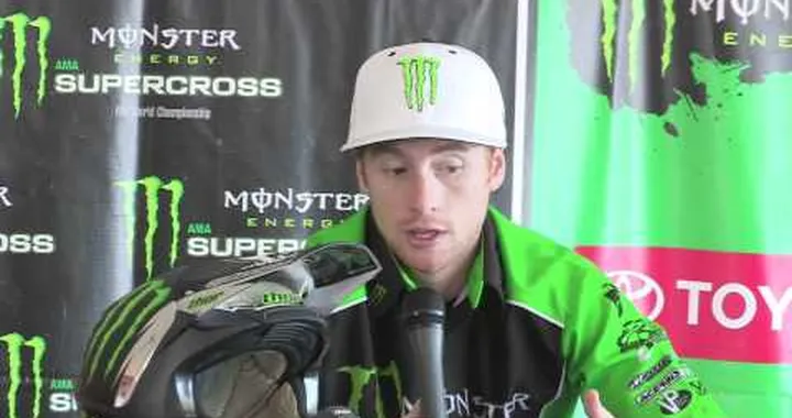 Supercross and Motocross Champion Ryan Villopoto at 2012 Las Vegas SX Press conference
