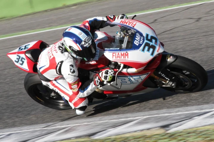 Althea Racing Superstock 1000 - Test Vallelunga