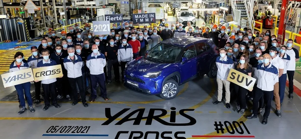 Toyota Yaris Cross: iniziata la produzione a Valenciennes
