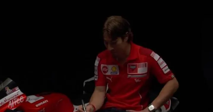 Ducati 848 Nicky Hayden Backstage
