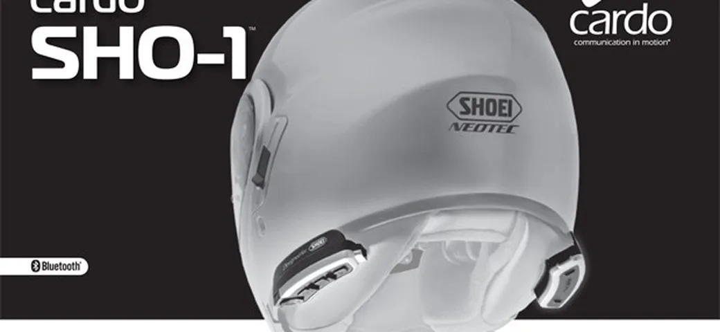 Sistema di Comunicazione Cardo SHO-1 per caschi SHOEI