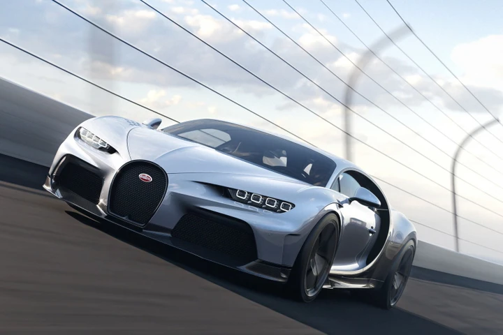 Bugatti Chiron Super Sport: il test a 440 km/h con 100 sensori