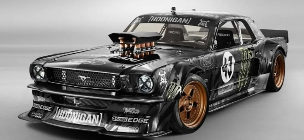 The Hoonicorn è il nome della Ford Mustang RTR per Gymkhana 7