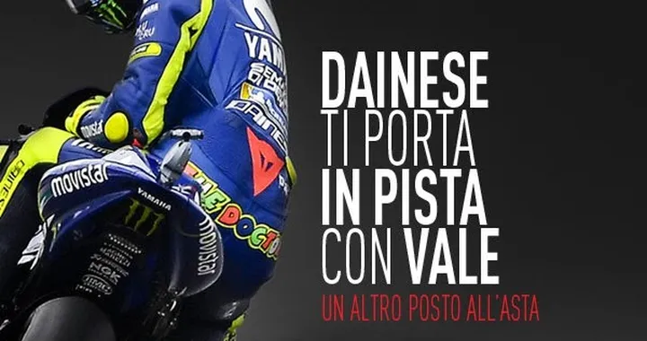 Dainese Riding Master: in pista con Valentino Rossi per una nobile causa