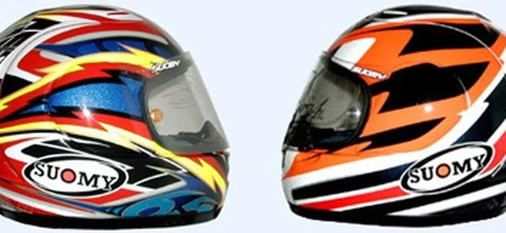 All'asta i caschi di Capirossi e Biaggi