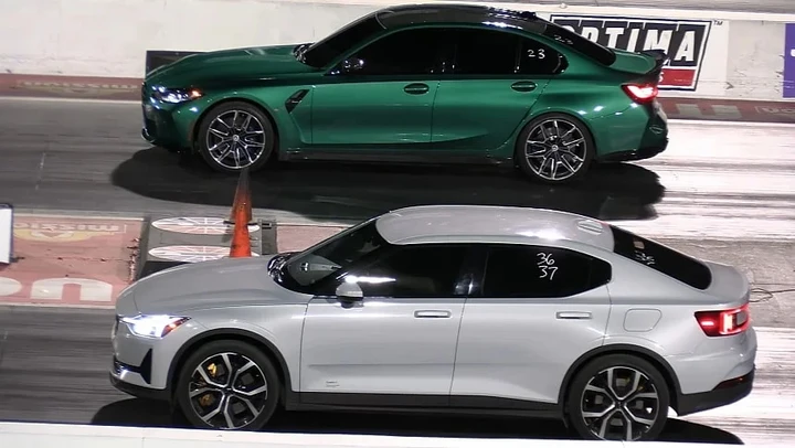 Sfida BMW M3 - Polestar 2: vecchio e nuovo mondo si affrontano
