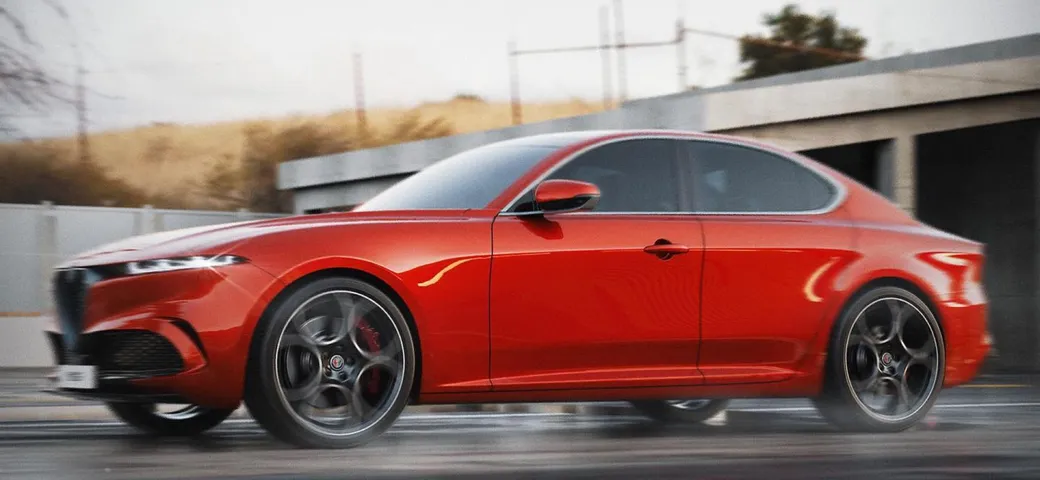 Alfa Romeo Giulia Sugar Chow: il render rétro della nuova generazione