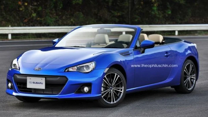 Subaru BRZ Cabrio: primo render