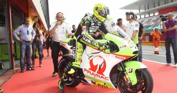 Sylvain Guintoli e Andrea Iannone al Mugello sulla GP11 di Capirossi