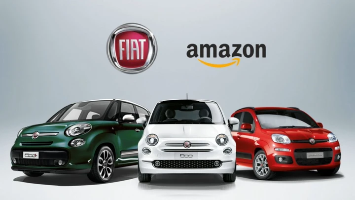 Le Fiat si comprano anche su Amazon