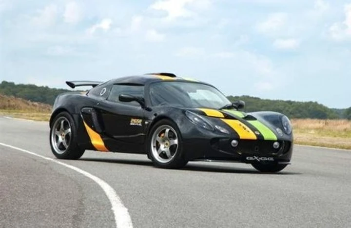 Lotus Exige 265E, fulmine ad etanolo