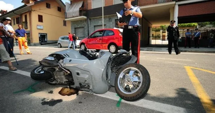 Incidenti moto: riduzione significativa delle vittime
