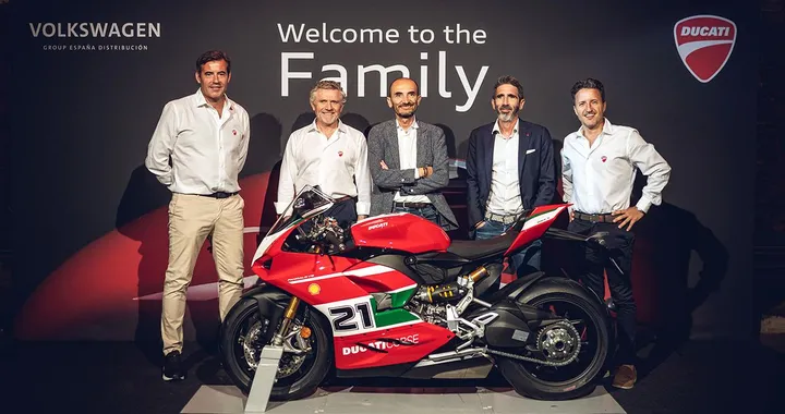 Ducati annuncia una partnership con Volkswagen Group España Distribución