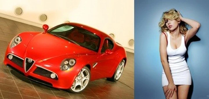 L'auto ed il passeggero dei sogni? Alfa 8C Competizione e Scarlett Johansson!