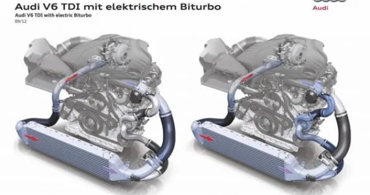 Audi V6 TDI electric biturbo: allo studio il diesel col compressore elettrico