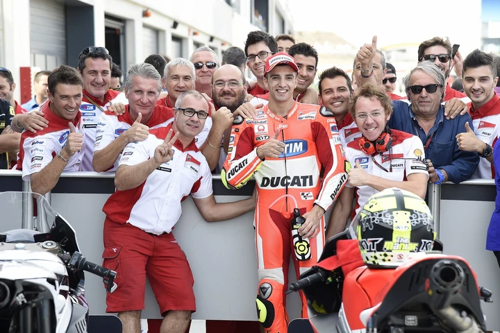 Iannone e Ducati in 1a fila ad Aragon 