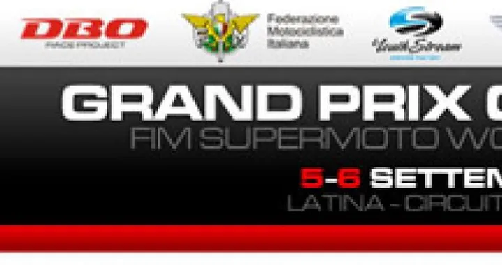 Supermoto: tutto pronto a Latina per la 3a prova iridata della stagione 2009