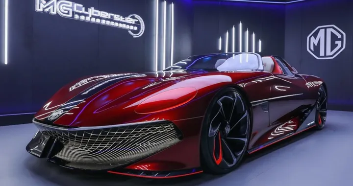 MG Cyberster Concept: una roadster elettrica al Salone di Shanghai