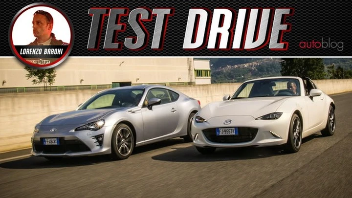 Toyota GT86 vs Mazda MX-5 RF 2.0 Sport - La Prova