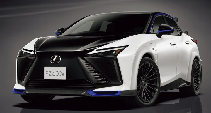 Lexus RZ 600e F SPORT Performance: 313 kW e 525 km di autonomia