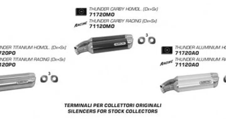Arrow per la Ducati 1098