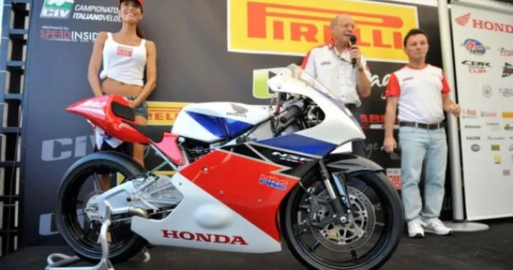 Honda NSF250R Moto3 al Mugello con Simoncelli e Gresini