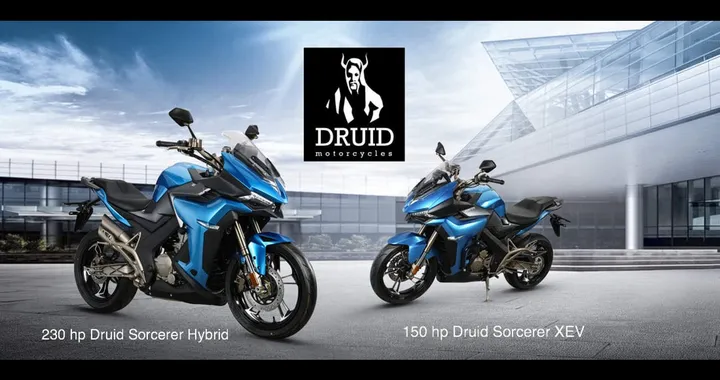 Moto elettriche e ibride: ecco le Druid Scorcerer XEV e Hybrid