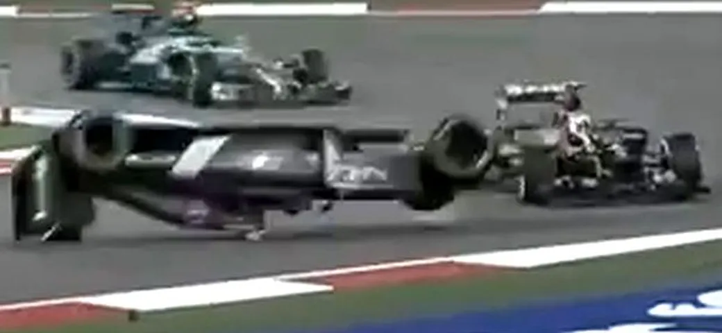 GP Bahrain F1 2014: l'incidente di Gutierrez