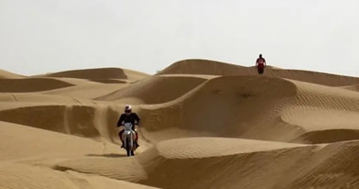 Capodanno in moto nel deserto