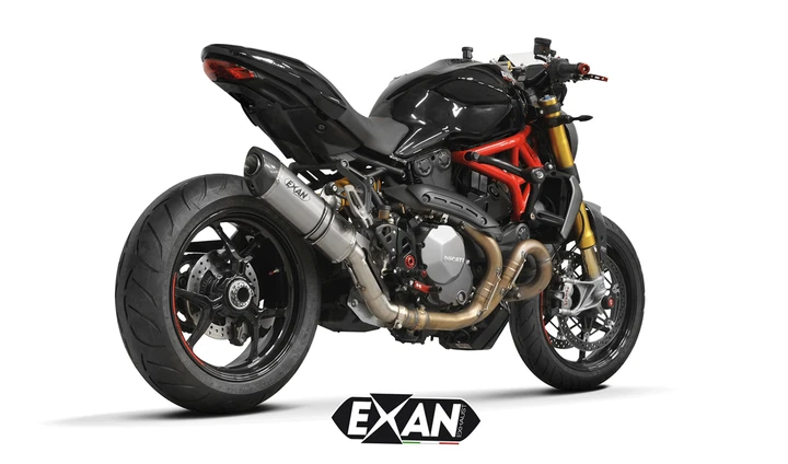 Ducati Monster 1200: quattro diversi scarichi da Exan