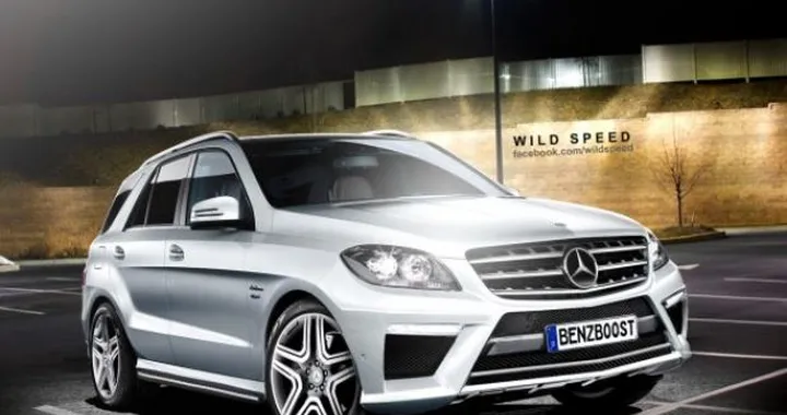Mercedes ML63 AMG: primo render
