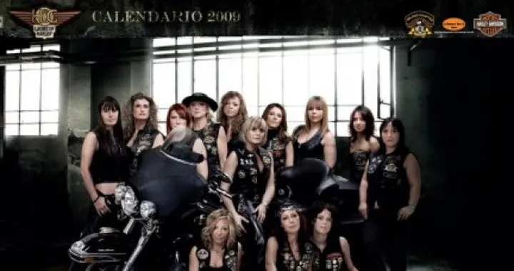 Calendario benefico Ladies of Harley 2009