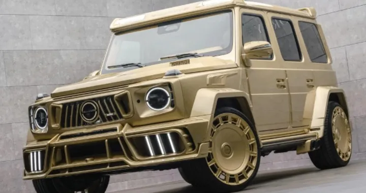 Mercedes-AMG G63 by Mansory, 720 CV e una carrozzeria tutta d’oro