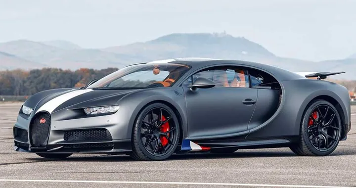 Bugatti Chiron Sport "Légendes du Ciel" sfida un jet in accelerazione