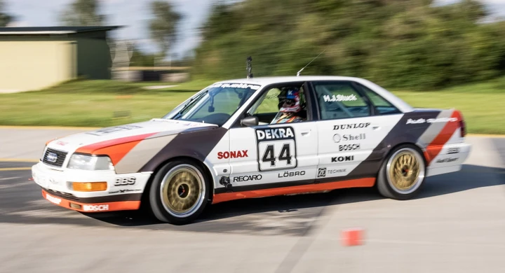 Ken Block porta in pista le Audi V8 DTM ed e-tron Vision GT